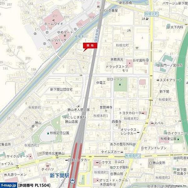 地図を拡大表示