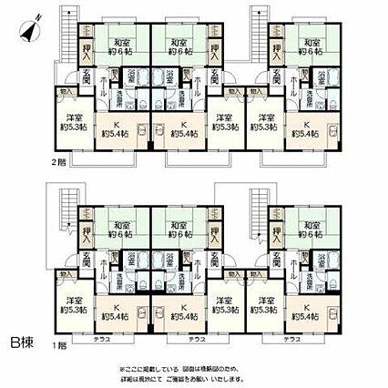 Ｂ棟　間取図