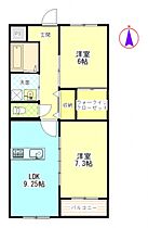 グランIII  ｜ 群馬県高崎市新保町（賃貸マンション2LDK・2階・55.80㎡） その2