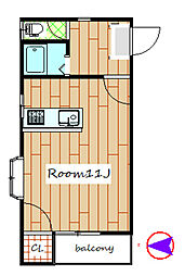 間取図画像 ワンルーム