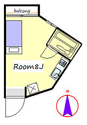 間取図画像 ワンルーム