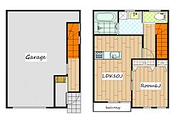 ガレージハウスNAKAI BASE 1LDKの間取図画像