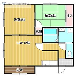 プラネットC 2LDKの間取図画像