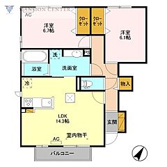 物件の間取り