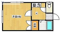 コーポ・ソフィア 1Kの間取図画像