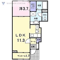 物件の間取り