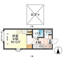 長野県上田市常入１丁目（賃貸アパート1K・2階・21.82㎡） その2