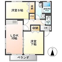 ウィルモア古里A  ｜ 長野県上田市古里（賃貸アパート2LDK・2階・55.44㎡） その2