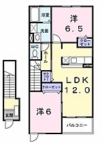 ポムシャン　A  ｜ 長野県埴科郡坂城町大字中之条（賃貸アパート2LDK・2階・58.86㎡） その2