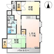 長野県上田市国分（賃貸アパート2LDK・1階・56.00㎡） その2