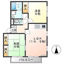 シンフォニーガーデンA  ｜ 長野県上田市古安曽（賃貸アパート2LDK・2階・54.65㎡） その2