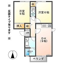 コーモド・ST　A  ｜ 長野県上田市上田（賃貸アパート2LDK・2階・50.47㎡） その2