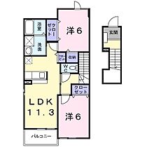 長野県上田市小泉（賃貸アパート2LDK・2階・59.81㎡） その2