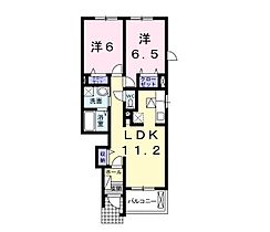 ノービレアビターレ　C  ｜ 長野県上田市築地（賃貸アパート2LDK・1階・55.17㎡） その2