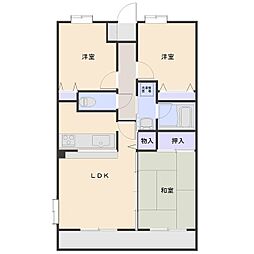 PeaceAvenue192 3LDKの間取図画像