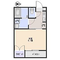 エクセレント大友 2-C ｜ 群馬県前橋市大友町３丁目8-5（賃貸アパート1K・2階・24.75㎡） その2