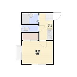 ファミリーハイツ 1Kの間取図画像