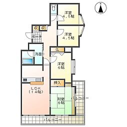 間取図画像 4LDK