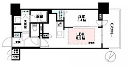 ネベル札幌 legend core 1LDKの間取図画像