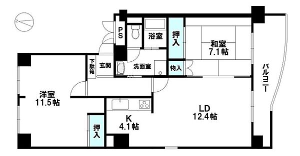 間取りを拡大表示