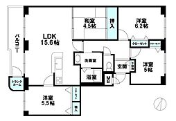 ノベルN36 4LDKの間取図画像