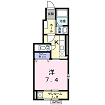 サンクス 101 ｜ 福井県坂井市春江町東太郎丸10-8（賃貸アパート1K・1階・30.79㎡） その2