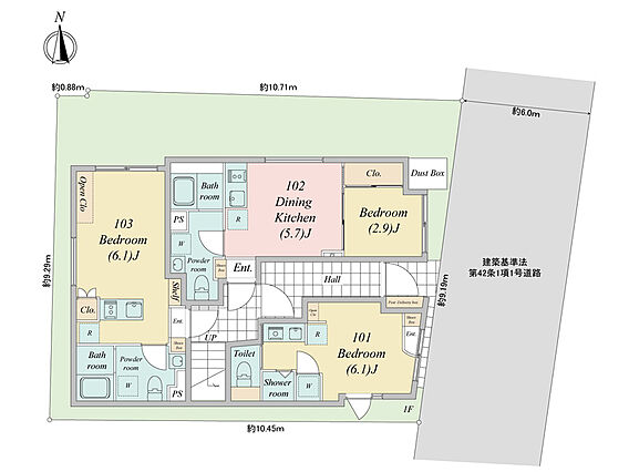間取図(1F)