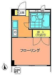 間取図画像 1K