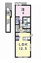 プリメーラIII 201 ｜ 青森県八戸市大字新井田字後庵（賃貸アパート1LDK・2階・48.38㎡） その2