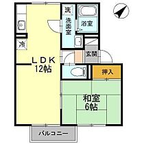 セジュール沢里 102 ｜ 青森県八戸市大字沢里字休場（賃貸アパート1LDK・1階・41.89㎡） その2