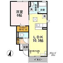 グランツＡ 103 ｜ 青森県八戸市大字長苗代字元木（賃貸アパート1LDK・1階・39.06㎡） その2