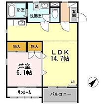 アスティオン 3C ｜ 青森県八戸市長根4丁目（賃貸アパート1LDK・3階・48.28㎡） その2