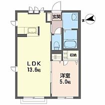 シャーメゾングレース 102 ｜ 青森県八戸市南白山台1丁目（賃貸アパート1LDK・1階・41.30㎡） その2