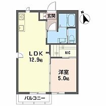 シャーメゾンアイＢ 202 ｜ 青森県八戸市大字新井田字古館（賃貸アパート1LDK・2階・41.20㎡） その2