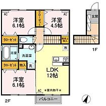 コンフォートＢ 202 ｜ 青森県八戸市大字長苗代字前田（賃貸アパート3LDK・2階・73.20㎡） その2