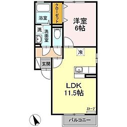 間取図画像 1LDK