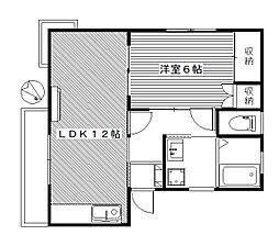 横山ハイツA B。 1階/1F