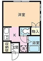 PetiteForest 1SKの間取図画像