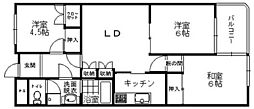 エクセレントプラザ湯河原 3DKの間取図画像