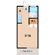 ジョイフルハイツＡ棟 101 ｜ 千葉県成田市並木町（賃貸アパート1R・1階・20.20㎡） その2