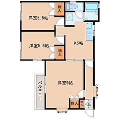 物件の間取り