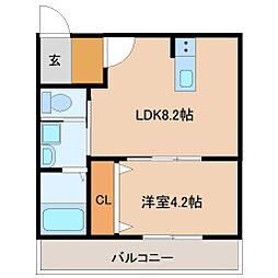 山武市成東新築アパート(仮) 1LDKの間取図画像