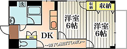 パークアベニュー国分寺15th 2DKの間取図画像