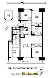 ネオシティ岡崎南 4LDKの間取図画像