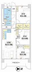 間取図画像 3LDK