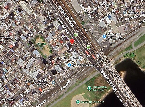 地図を拡大表示