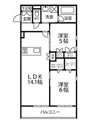 物件の間取り
