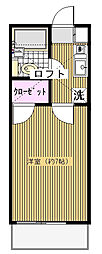ジョイフル10 1Kの間取図画像
