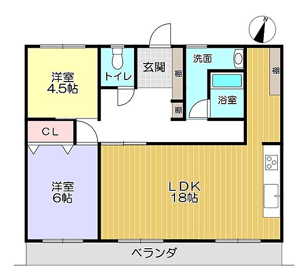 間取りを拡大表示