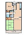 シャルル岩出1階4.8万円